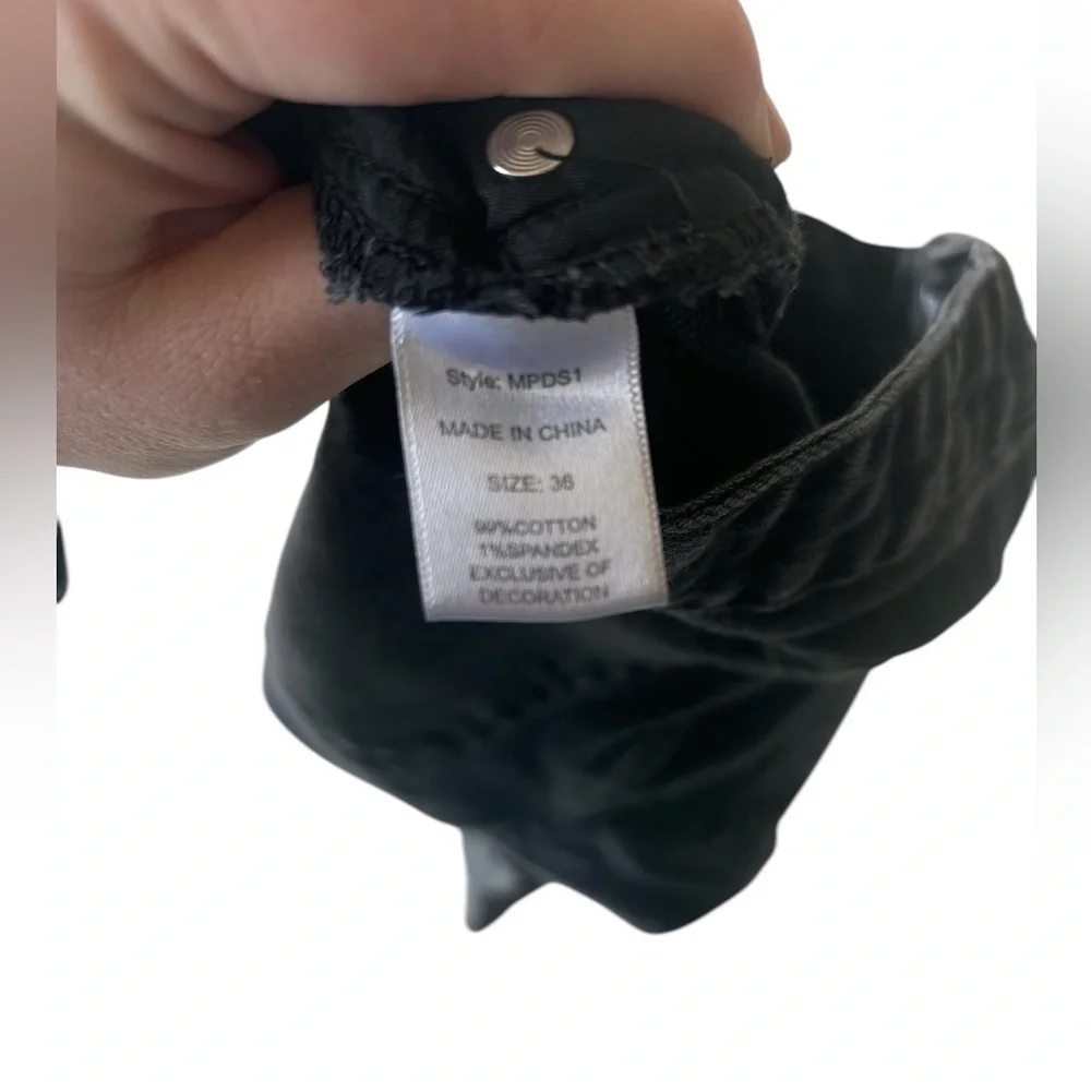 Fashion Nova Men Slim Fit Black Stretch Denim Jeans Size‎ 36 MPDS1